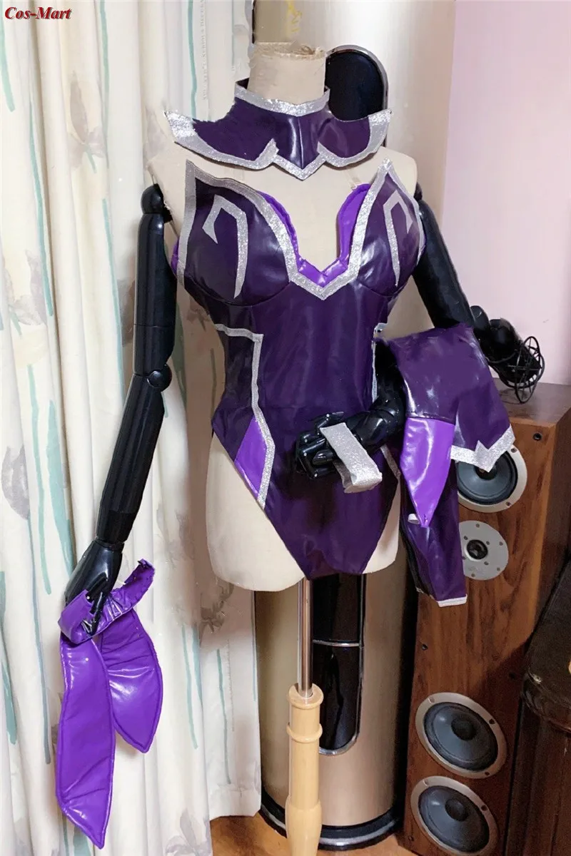 

Game LOL Syndra Cosplay Costume The Dark Sovereign Jumpsuit Bunny Girl Uniform Activity Party Role Play Clothing Custom-Make Any