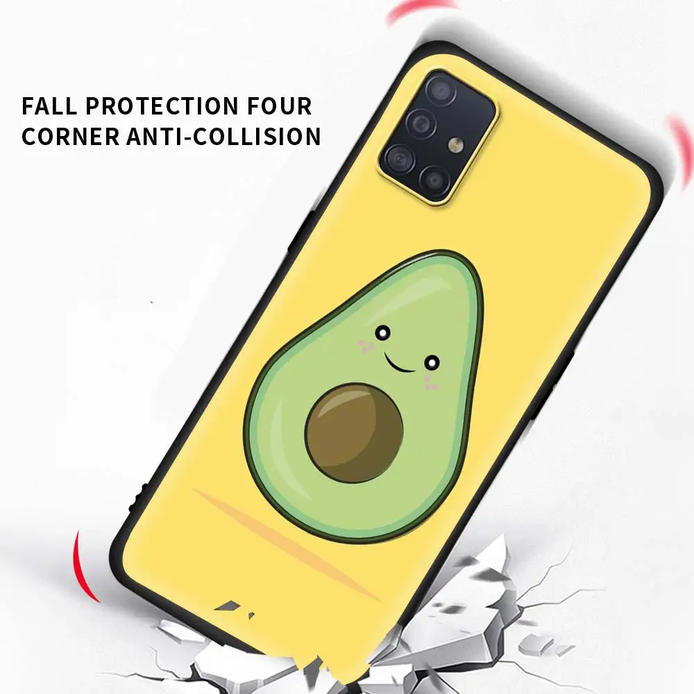 

Green Avocado Phone Case for Samsung Galaxy A51 A71 A01 A11 A21 A21s A31 A41 A42 5G A50 A10 A20e Back Cover Soft Coque Capa Cell