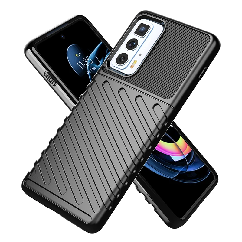 Rugged Fiber Case For Motorola Moto Edge S Pro Cover For Moto Edge S Pro Funda Shockproof Phone Bumper for Moto Edge S Pro
