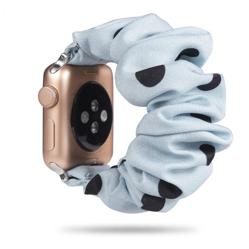 

Scrunchie Elastic Strap for Apple Watch Band 40/38mm 44/42mm Women Watchband Bracelet Belt for Iwatch Series 5 4 3 2 1