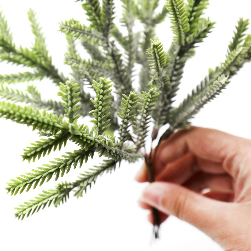 

5 Bundles Imitation Fern Plant Simulation Pine Needle DIY Accessories Small Bunches of Home Decoration Flowers Accessories