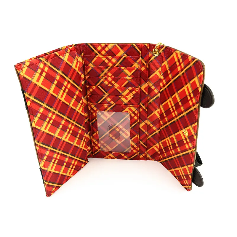 

Drop Shipping Women Wallet Long Wallet Letter Logo Stamp Popular Hogwarts Design Women Wallet