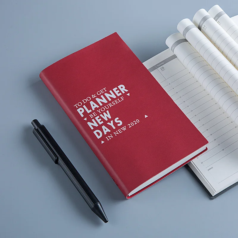 A6 Блокнот простой блокнот ежедневник 2020 органайзер ежемесячный дневник