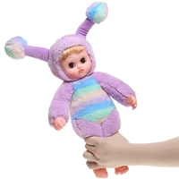 40cm move ears electric plush dolls silicone face baby doll toys for girls rabbit ear dolls for kids birthday gifts plush toy