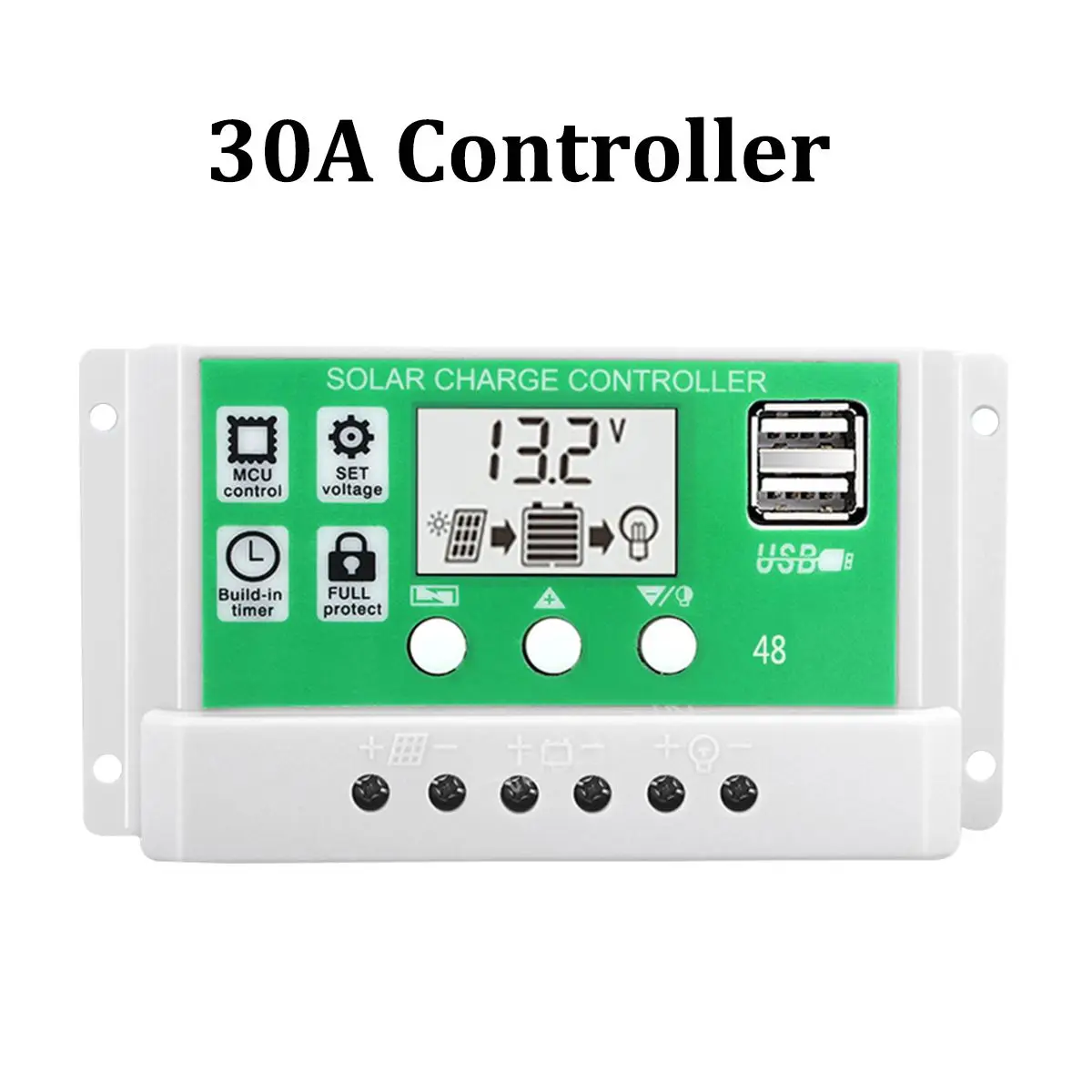 

300W Monocrystalline Solar Panel Yacht RV Battery Charger Solar Cell Rechargeable Power System With Controller Solar Panel Kit