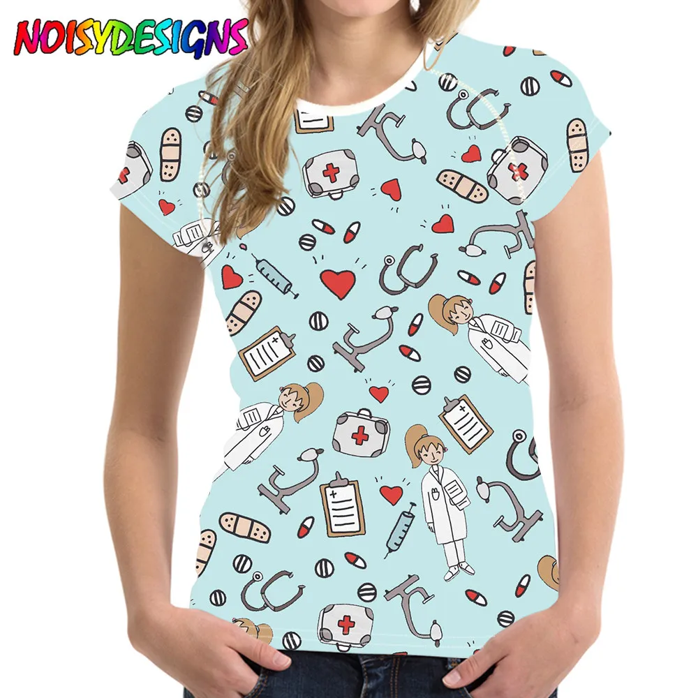 Женская летняя футболка с коротким рукавом принтом и |