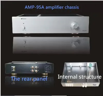 

Стандартная Алюминиевая железная комбинация шасси предусилителя 430*95*340 мм