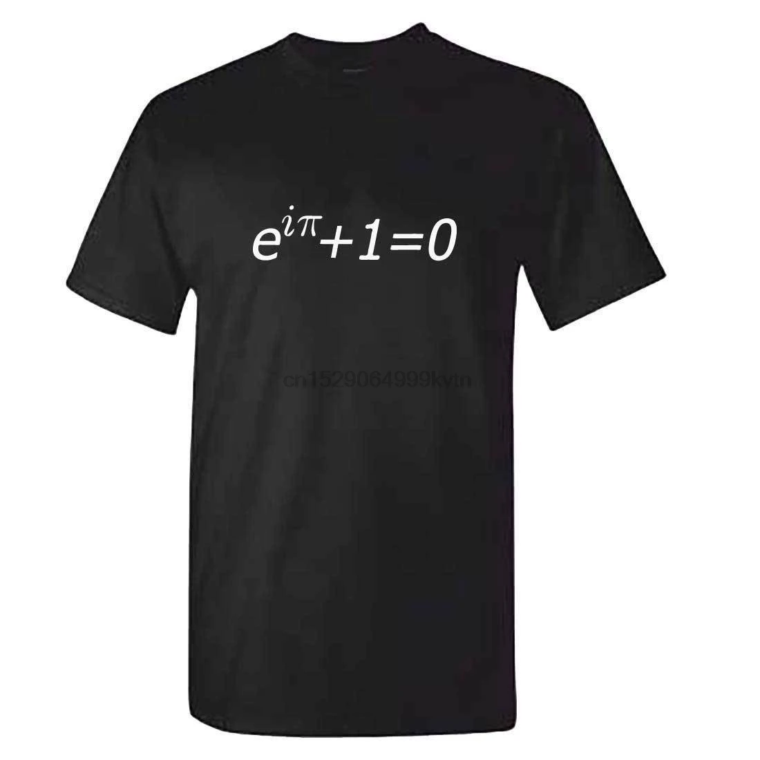 Унисекс EulerIdentity Equation Футболка Science Maths Physics Eulers крутая Повседневная футболка pride