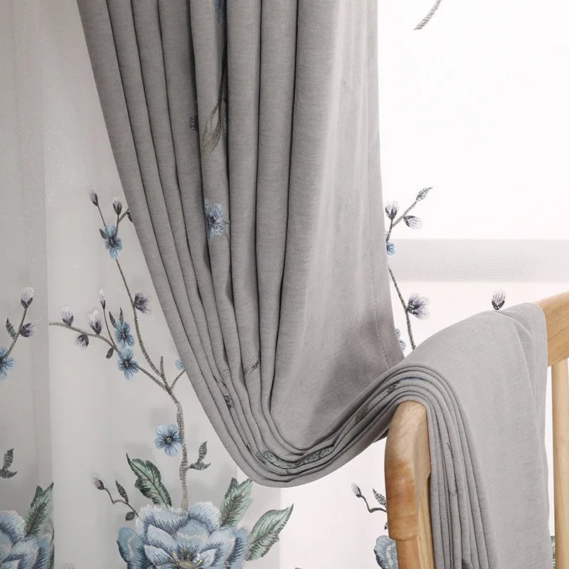 

Новый европейский ткань из жаккарда из синели современные шторы в простом стиле для гостиной Обеденная Спальня сильное затенение шторы