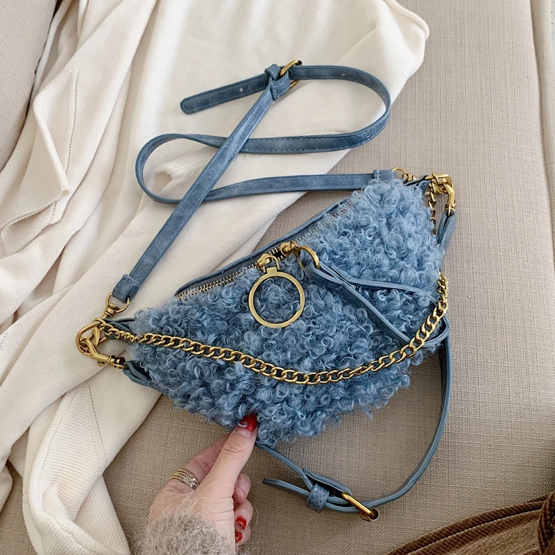 2019 Pochete Женская поясная сумка плюшевая модная Nerka для путешествий телефона