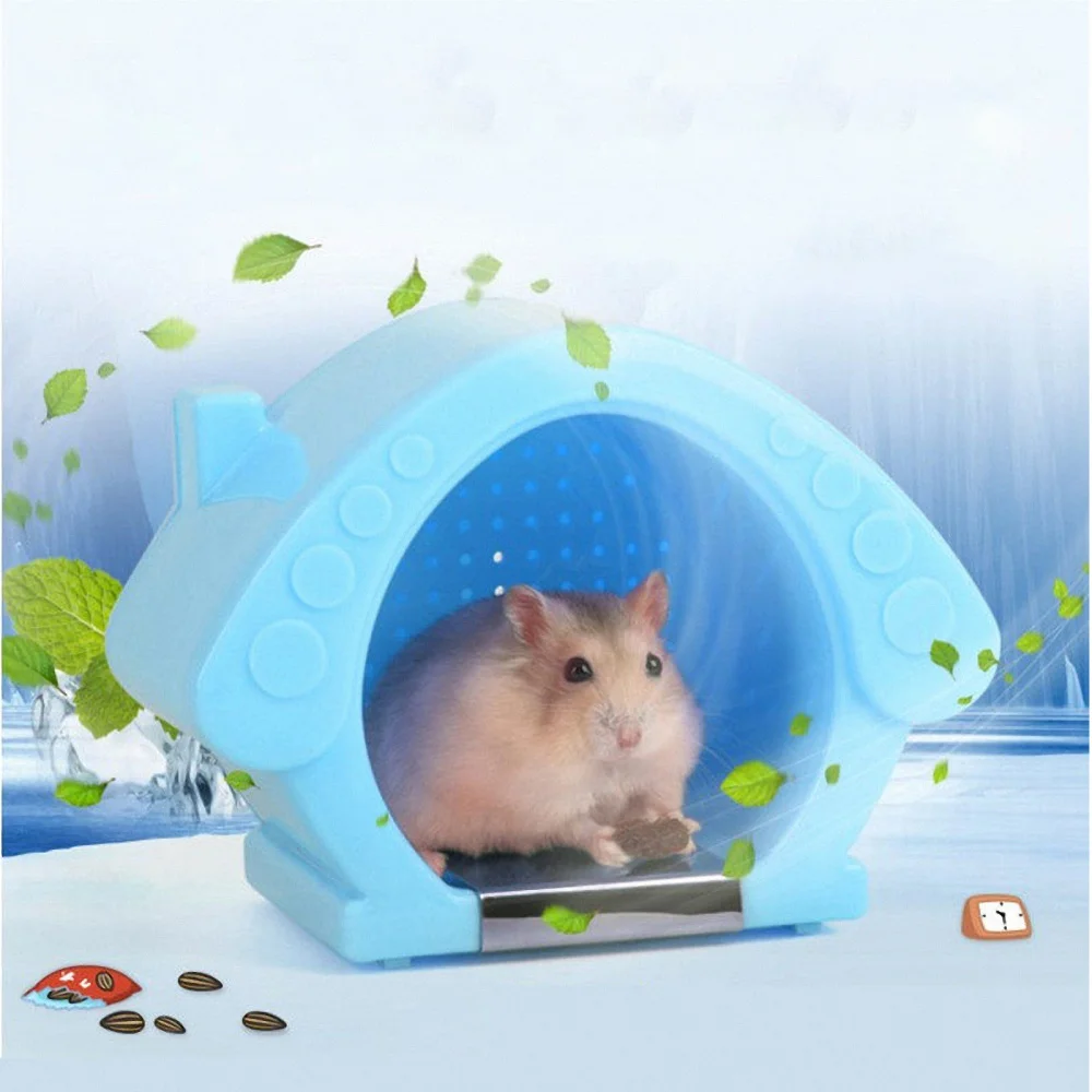

Pet Summer House Hamster Guinea Nest Hedgehog Cooling Bed Pet Supply
