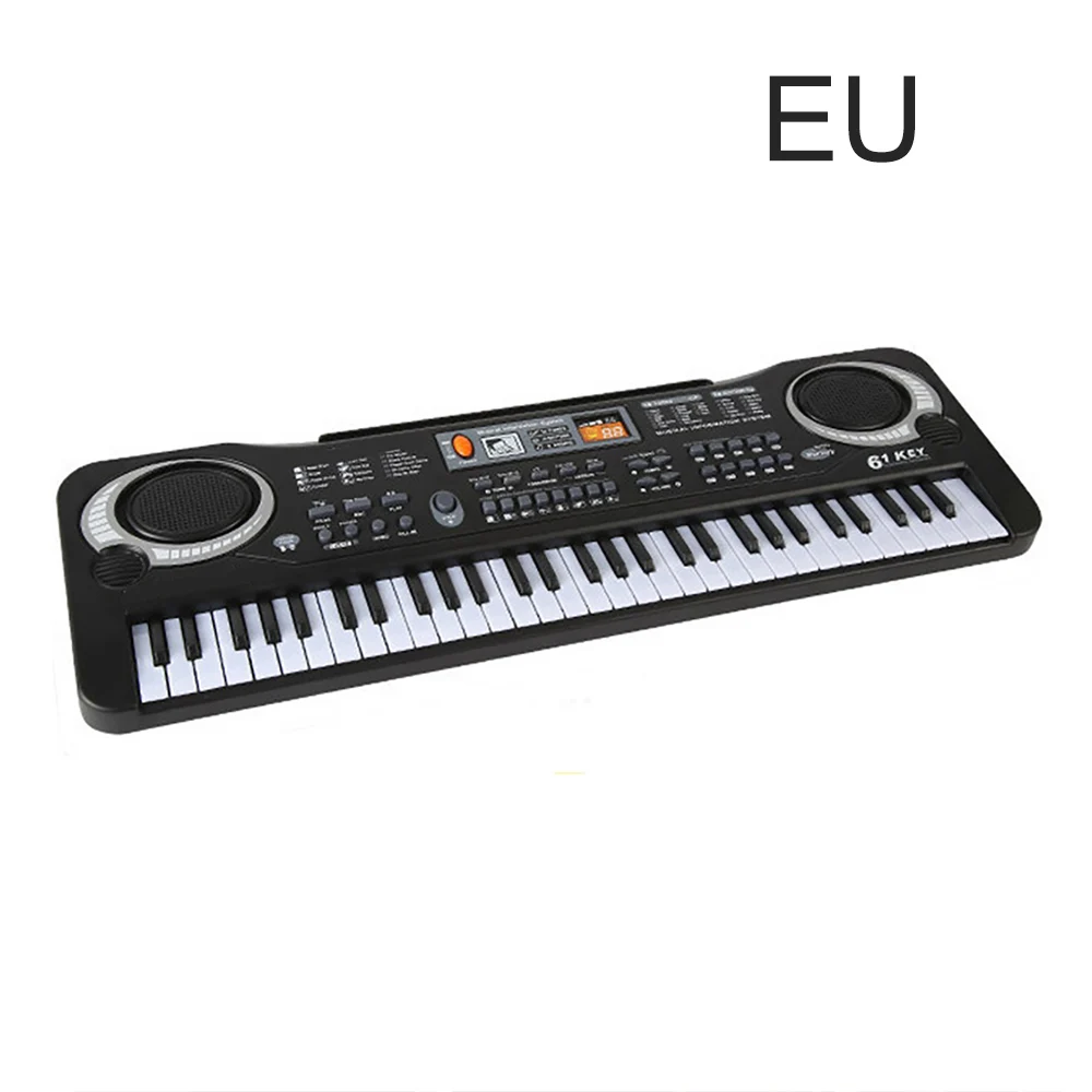 

Portable Electric Piano 61Keys Digital Music Electronic Keyboard Key Board Electric Piano Children Gift Music Learning Toy