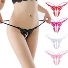 Кружевные женские трусики, сексуальное нижнее белье, женское нижнее белье с вырезами, жемчужное чувственное нижнее белье, женские стринги, короткое нижнее белье, женские шорты