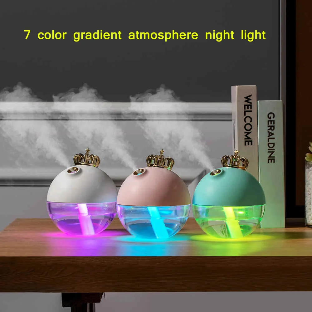 

320ML portable air humidifier 1200mAh rechargeable wireless air humidifier aroma ultrasonic oil diffuser