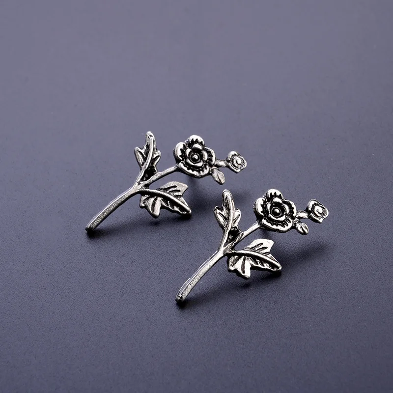 Винтажные Броши с розами для женщин и мужчин золотого серебряного цвета