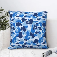 bape camouflage square pillowcase cushion cover creative zipper home decorative throw pillow case home nordic 4545cm