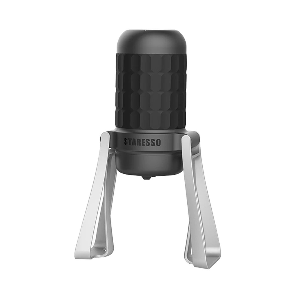 

Portable Espresso Maker - Mini Espresso Machine with BPA-Free Material, Manual Press, Use Ground Coffee, Design with Stand
