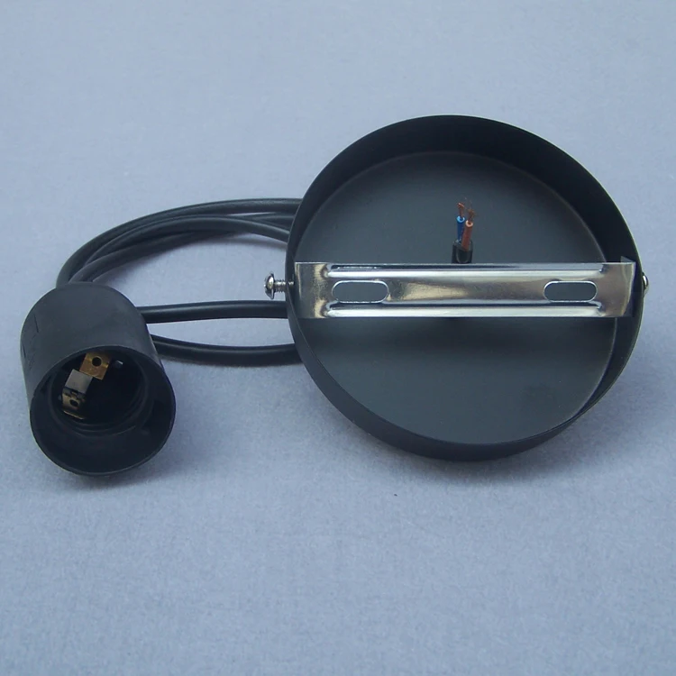 Базовая установка на потолке навес с кабелем проводной шнур комплект Пластик E27