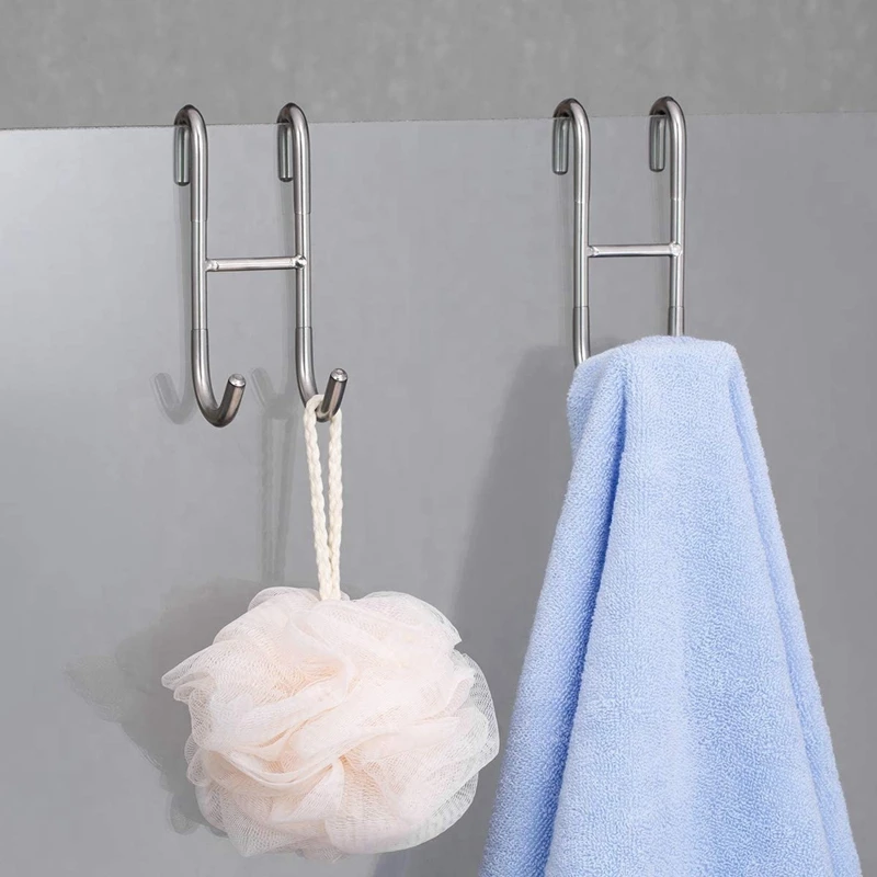 

Shower Door Hooks Bathroom Shower Towel Hook, over Shower Door Hooks for Towels Shower Squeegee