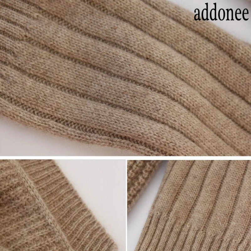 

Very Thick New Style High Quality Autumn Winter Women Cashmere Wool O-Neck Sweater Pullovers Warm Solid Fashion Victoria Star