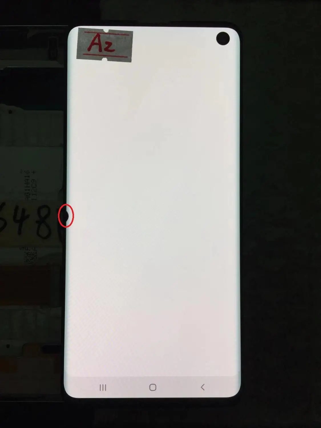 NO.A2 AMOLED экран с черными точками для samsung Galaxy S10 G973U G973F G973A G973V ЖК-дисплей сенсорный экран в сборе - Цвет: NO.A2