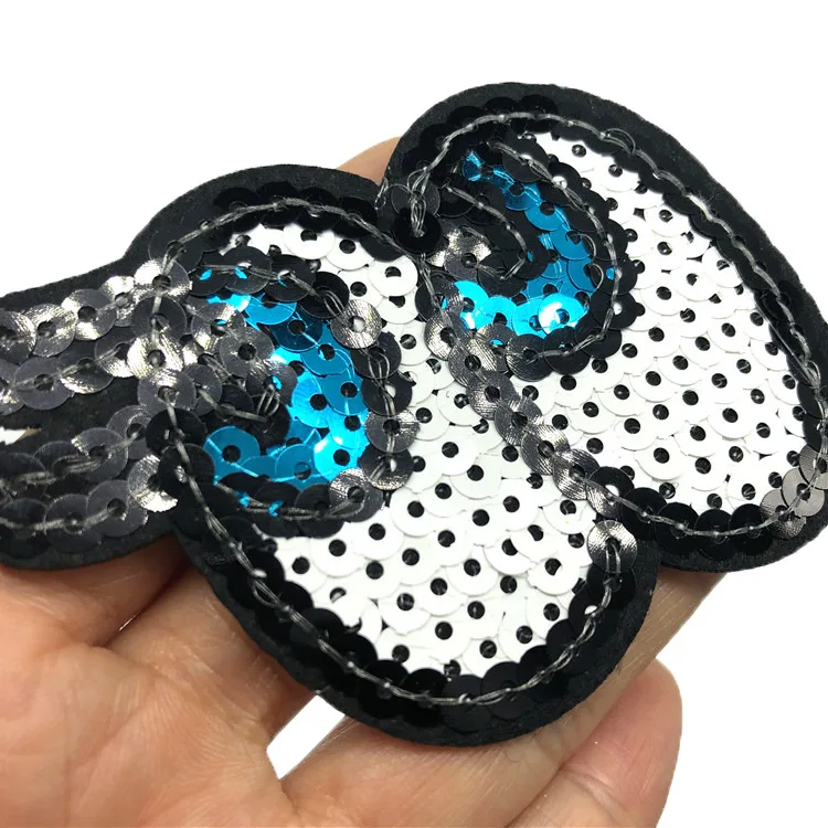 Блестящая ткань для вышивки глаз приклеивающаяся украшения одежды | Дом и сад