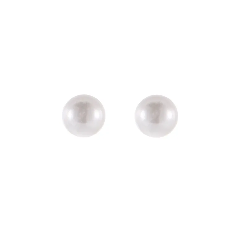 

Simple Personality Pearl Stud Earrings Staring Sweet Temperament for Women Piercing Jewelry