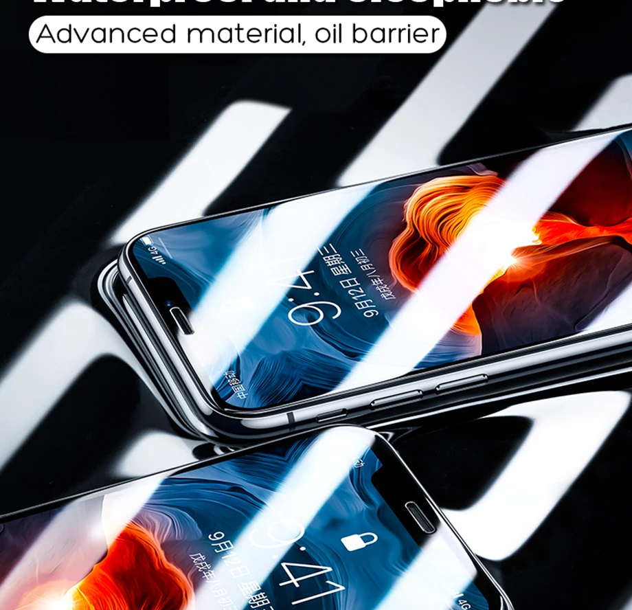 500D полное покрытие из закаленного стекла для iPhone 11 Pro Max стекло X XS Max XR Защитное стекло для экрана для iPhone 6 6s 7 8 Plus X пленка
