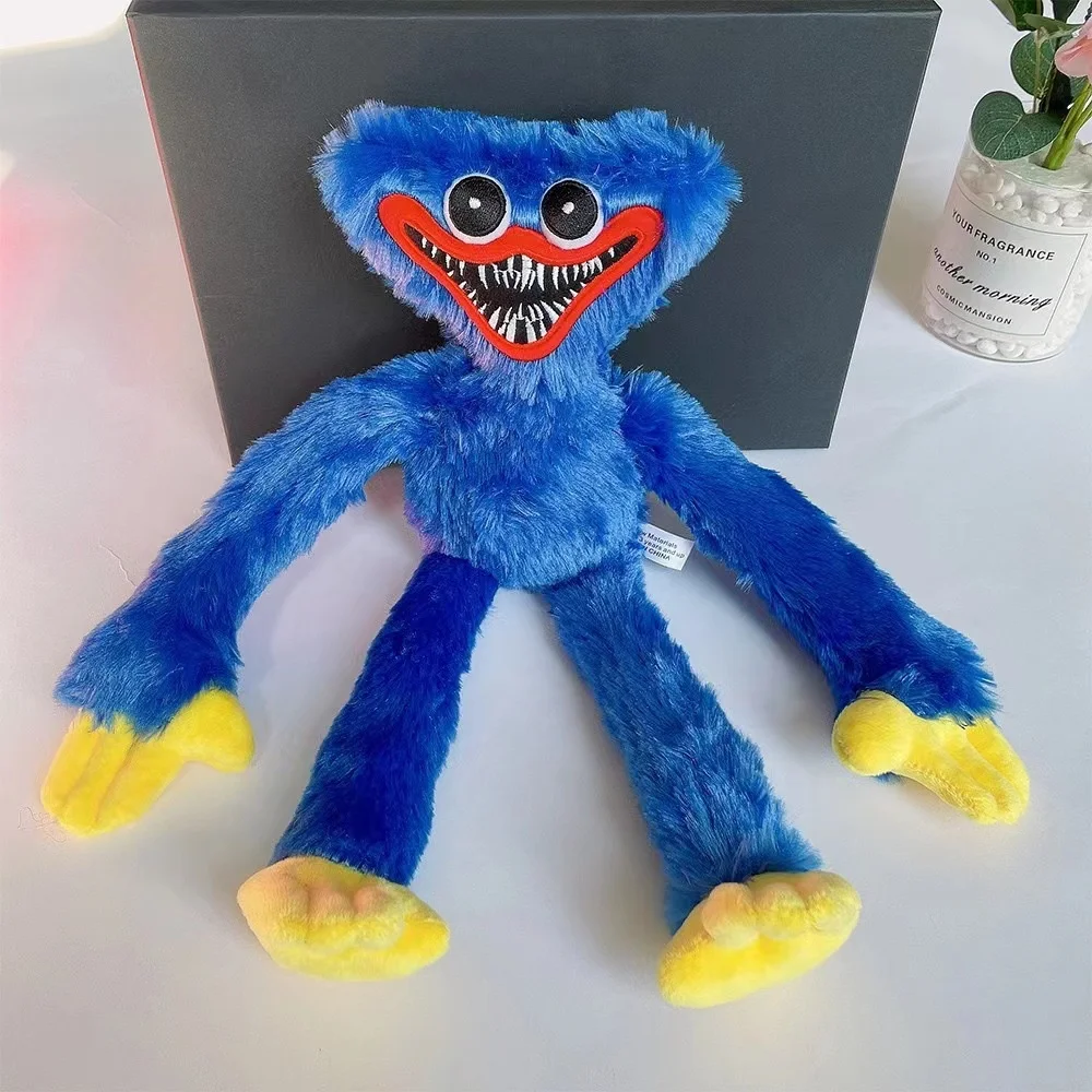 Huggy Wuggy-peluches de amapolas para ni&ntilde;os, mu&ntilde;ecos de Peluche de felpa, juego de Huggy, juguetes de miedo, regalo suave para ni&ntilde;os, navidad-2
