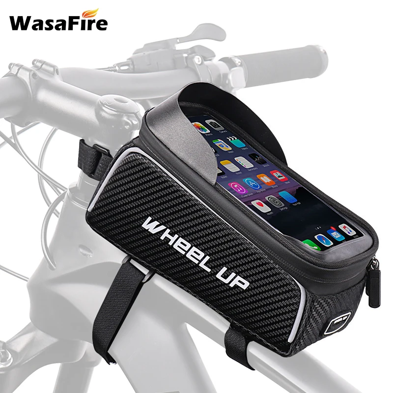 

Bike Bag Frame Front Top Tube Cycling Bag Waterproof 6.5In Phone Case Touchscreen Bag Mtb Pack Bicycle Accessories Dropshipping