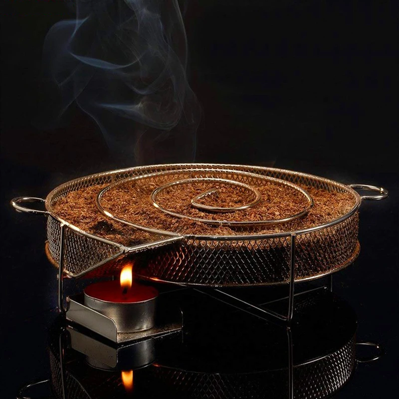 Cold Smoke Generator for Salmon Bacon BBQ Hot or Smoking Mesh Basket Pellet Smoker Gas Grill Barbecue Tool | Дом и сад