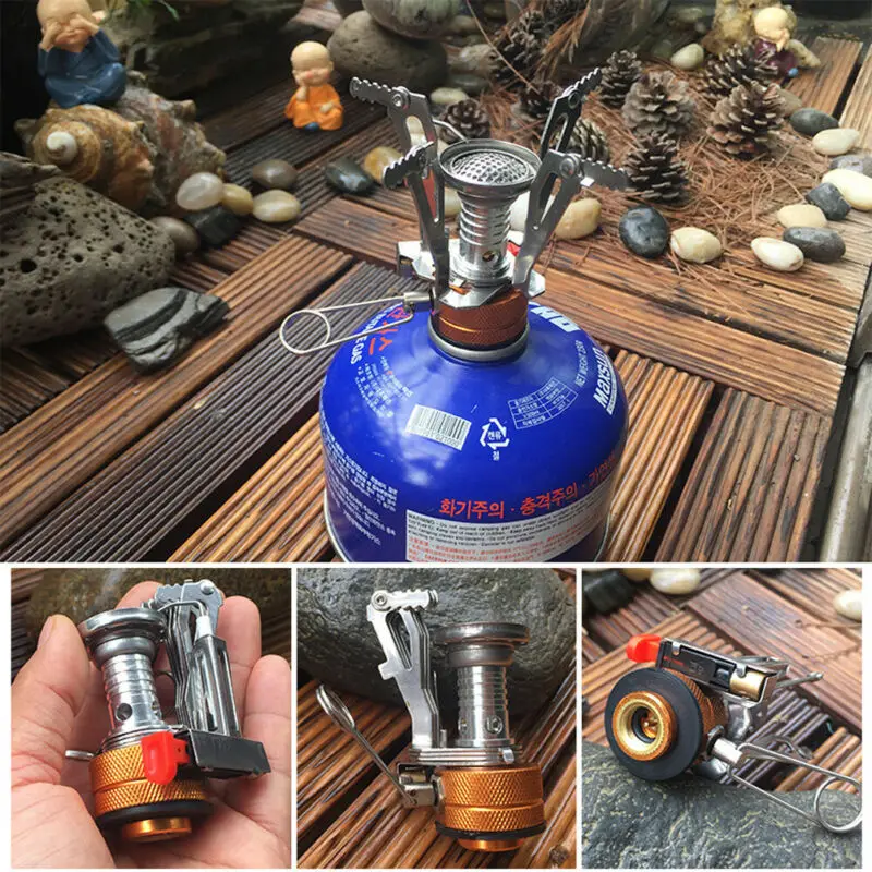 Outdoor Portable Folding Mini Camping Oven Gas Stove Survival Furnace | Спорт и развлечения