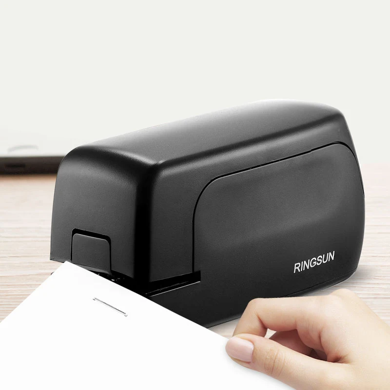 

Electric Stapler School Auto Paper Bookbinding Machine Use 24/6 26/6 Staples Office Binding Supplies