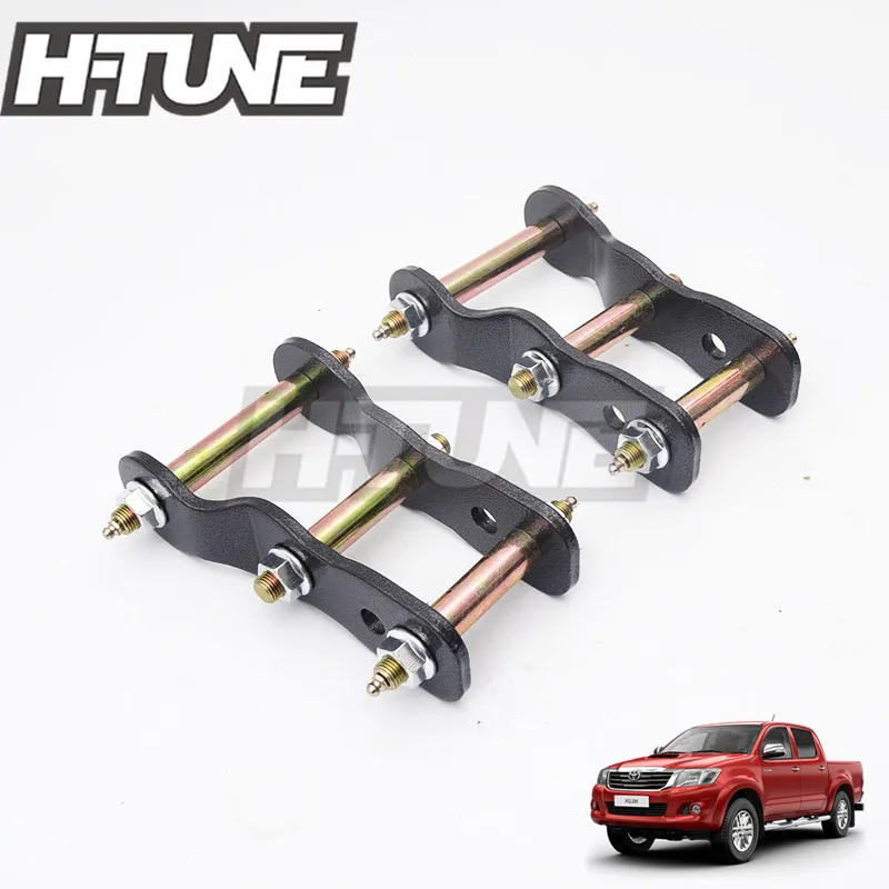 H-TUNE 4x4 аксессуары " Задняя подвеска Расширенная рессора Greasable скобы наборы для HILUX VIGO 05-14