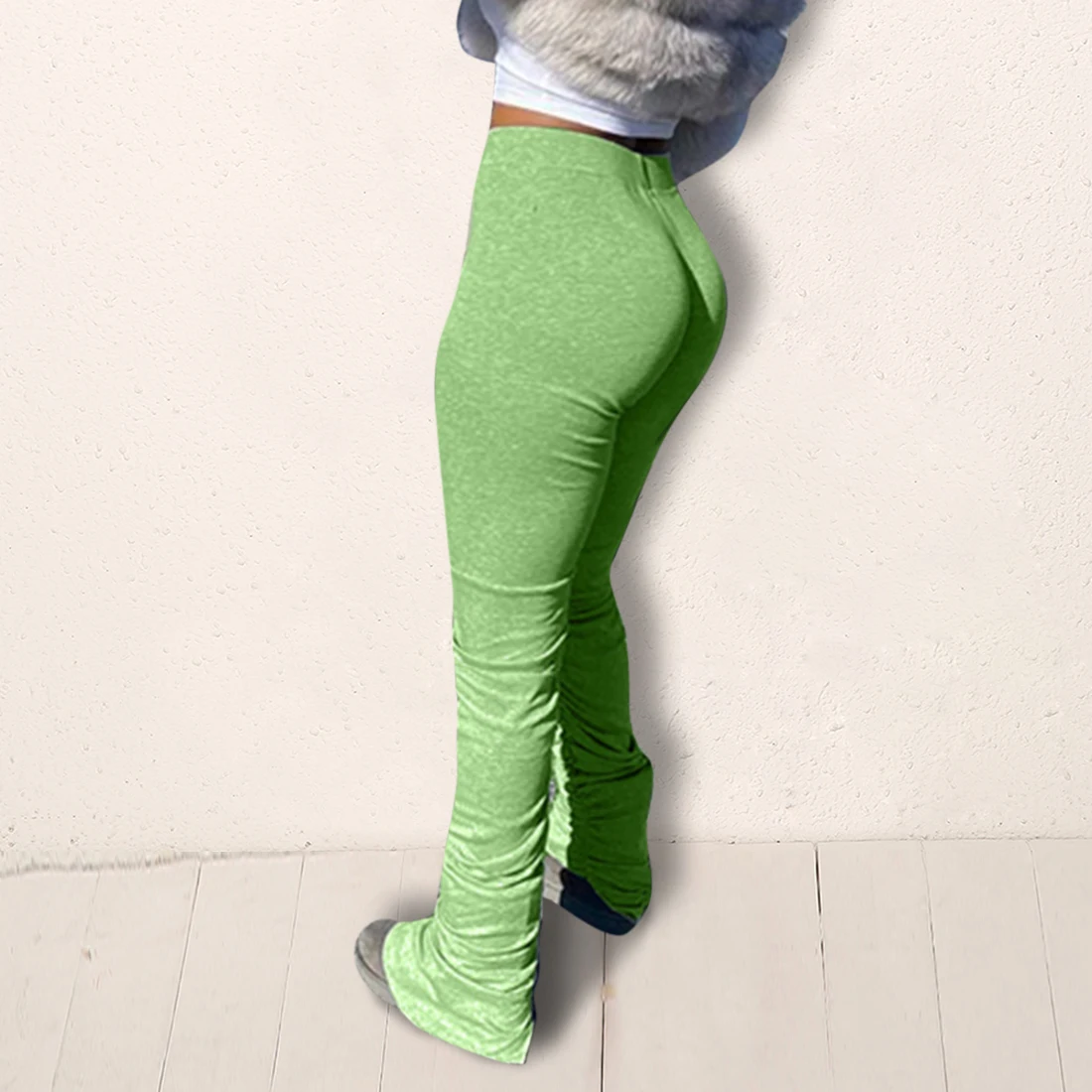 Спортивные штаны с высокой талией для женщин джоггеры 2020 эластичные летние