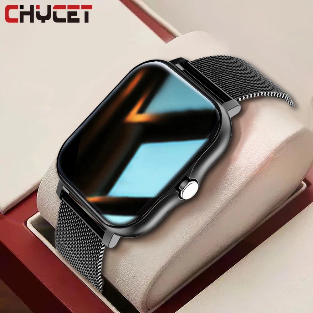 

CHYCET 2022 Smart Watch Men Women Bluetooth Call Sports Smartwatch Fitness Tracker Clock For Xiaomi Huawei Iphone PK P8 Plus