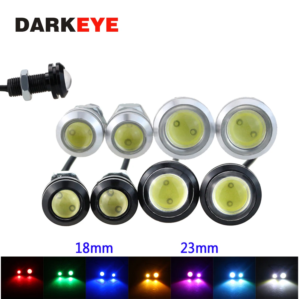 Дневные ходовые огни 2 шт. оригинальная сигнальная лампа водонепроницаемая 18-23 мм