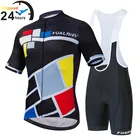 Мужская Летняя дышащая футболка FUALRNY с коротким рукавом, одежда для горного велосипеда, быстросохнущая одежда для гоночного велосипеда, одежда для велоспорта