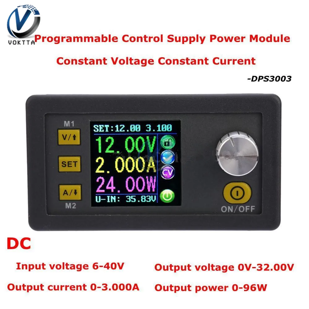 DPS3003 32 В/3A понижающий Программируемый Модуль питания постоянного напряжения и