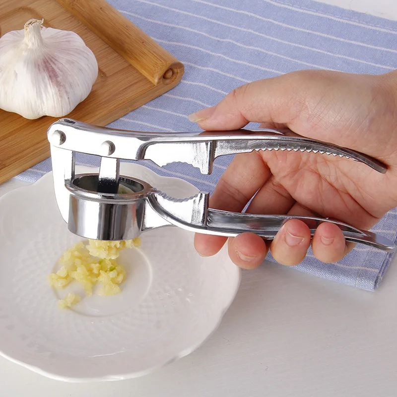 

Extra large garlic press household manual garlic masher multifunctional four-in-one garlic press creative kitchen