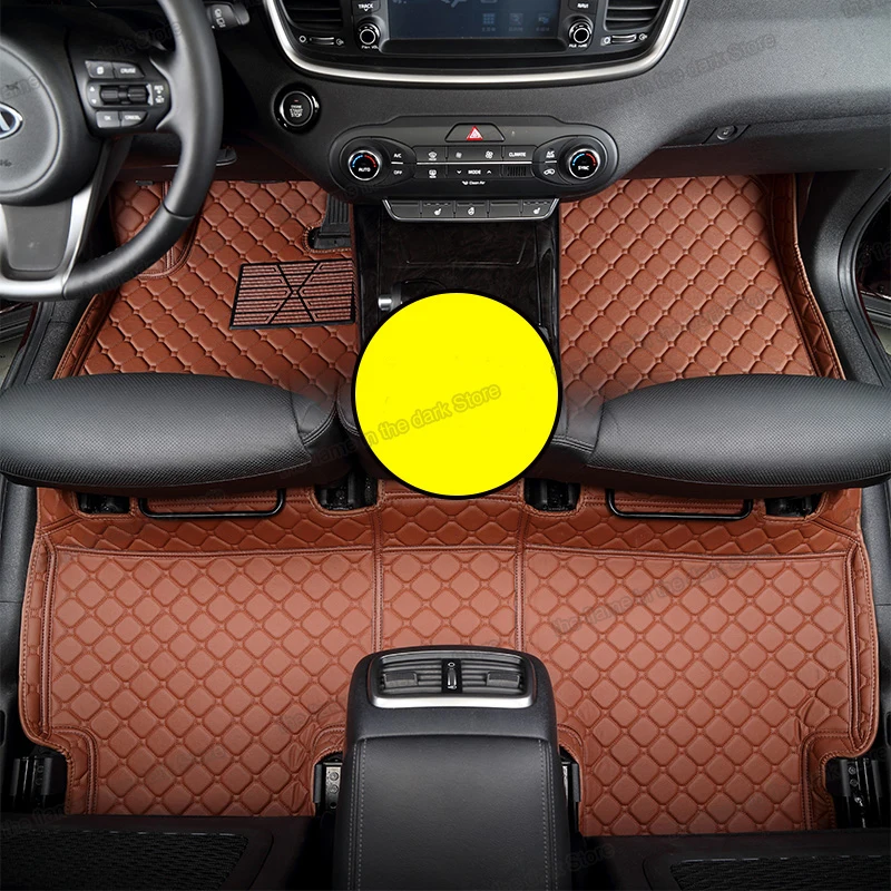 Кожаные автомобильные коврики Lsrtw2017 для Kia Sorento Prime 2010 2011 2012 2013 2014 2015 2016 2017 2018 2019 2020