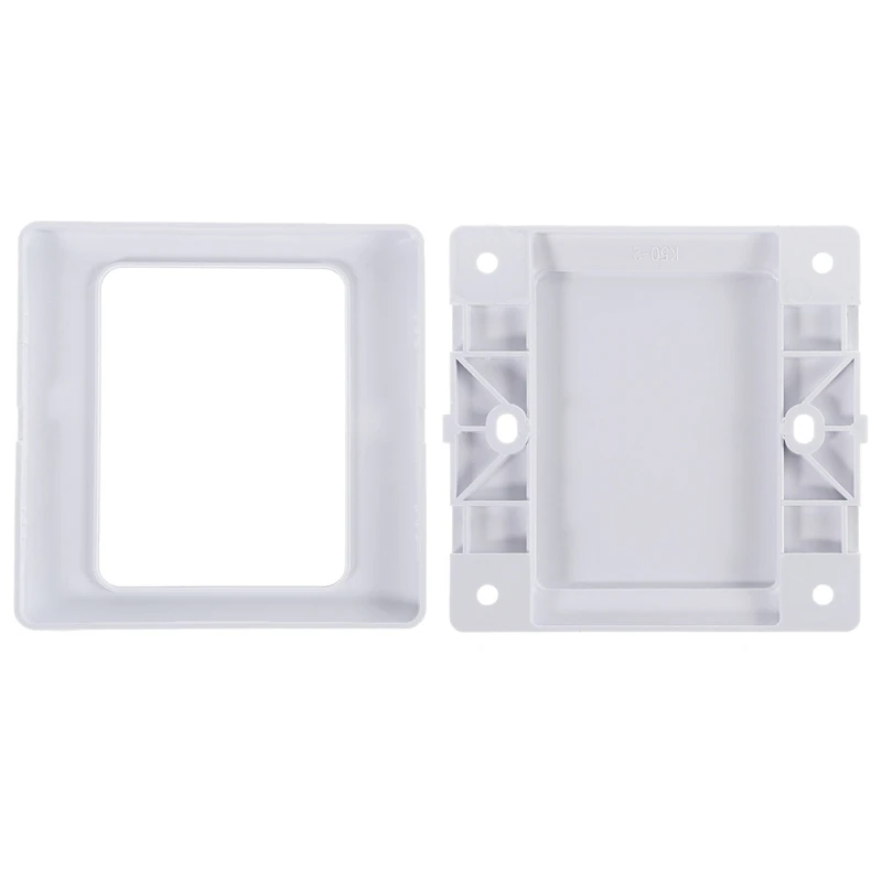 

Electric Wall Switch Socket Blank Cover Panel Whiteboard ABS Outlet Plate Bezel Tool 86x86mm