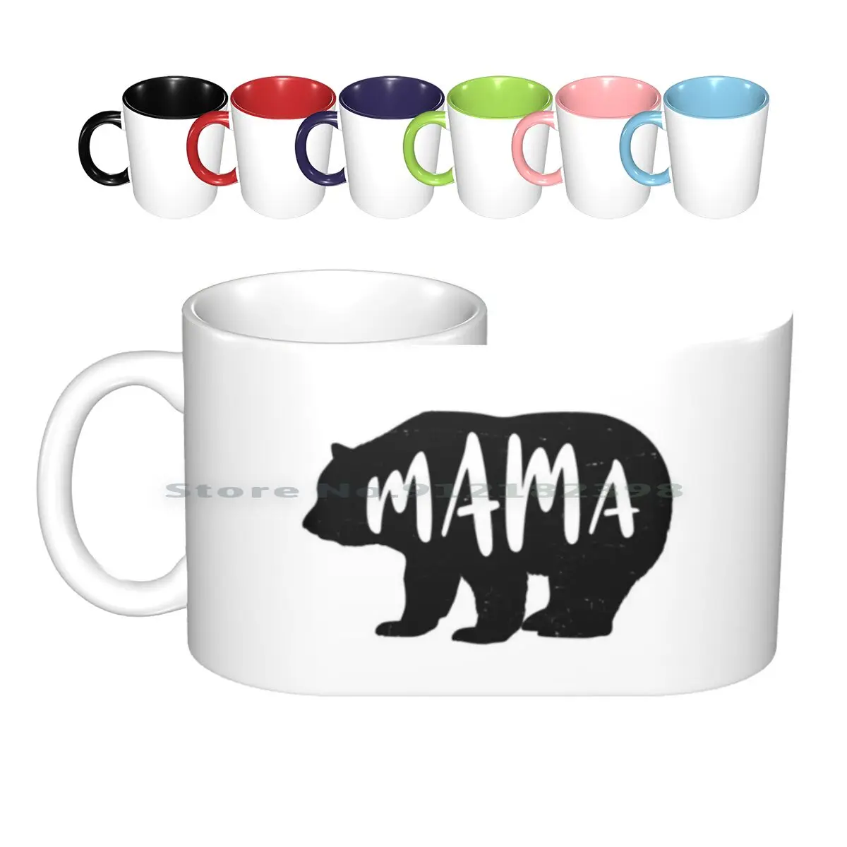 Mama Bear Ceramic Mugs Coffee Cups Milk Tea Mug Mama Bear Mama Bear Mama Bear Mama Bear Sweater Mama Bear Mama Bear Stuff Mama