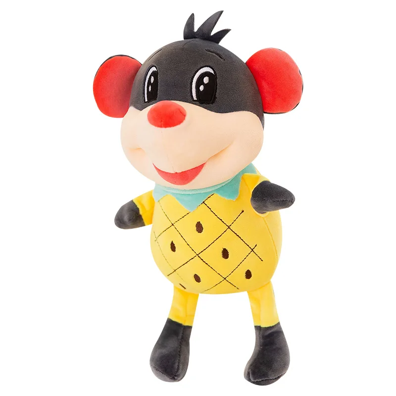 Креативная Милая фруктовая плюшевая игрушка в виде мыши чучело клубника ананас