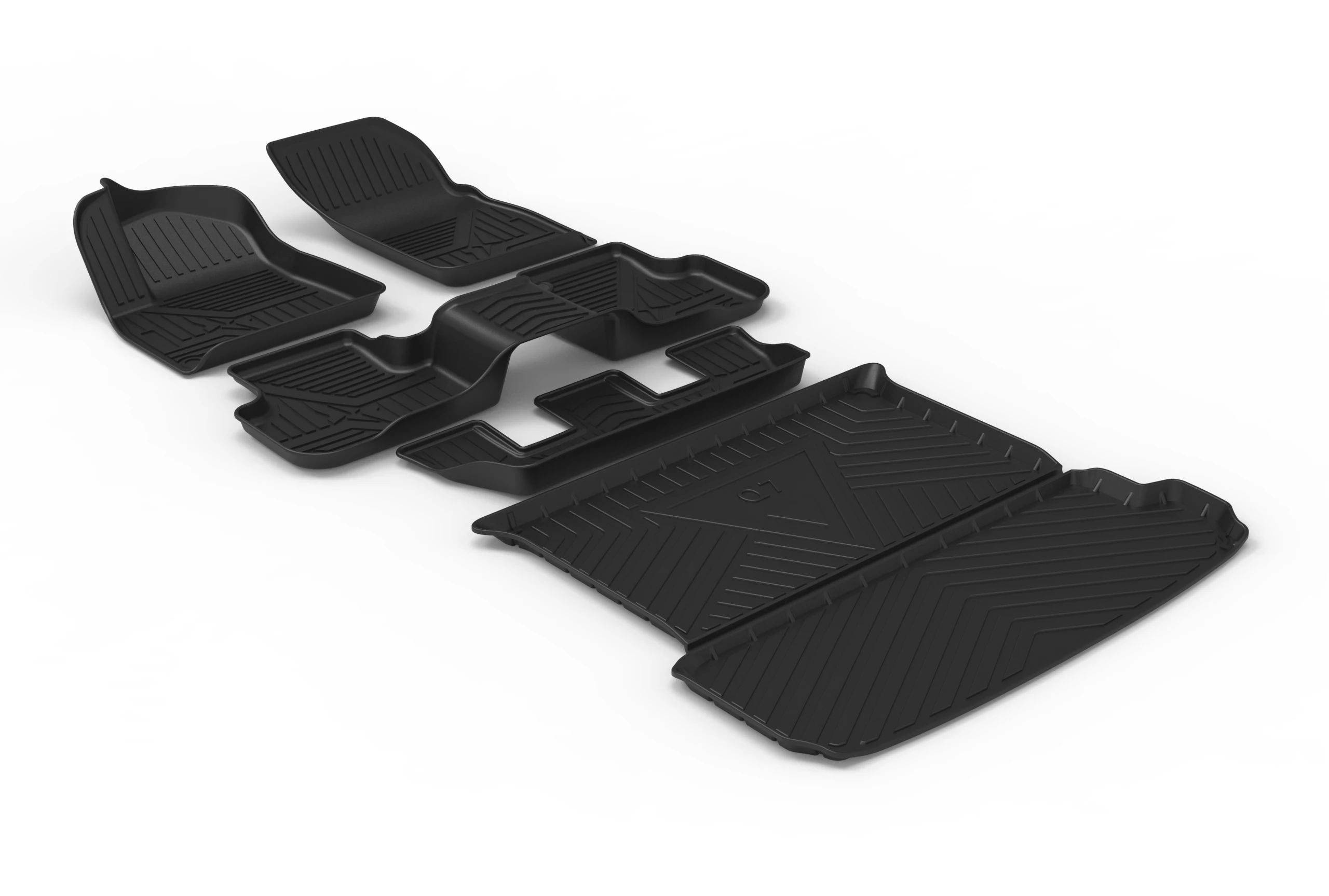 

Автомобильный коврик из ТПЭ 3D для Audi Q7 2016-20, автомобильные коврики, автомобильный коврик, водонепроницаемые противогрязные Противоскользящ...