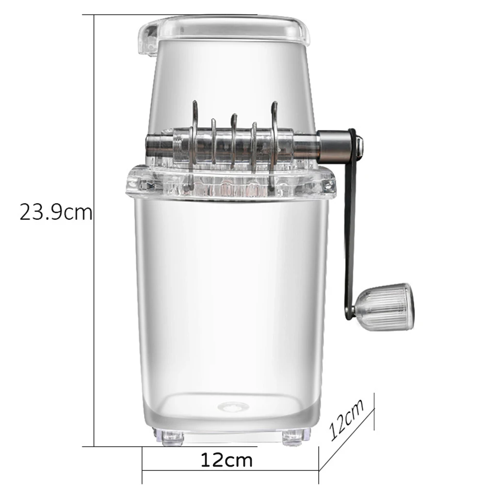 

Multifunction Manual Ice Crusher Shaver Shredding Machine Hand Snow Ice Machine