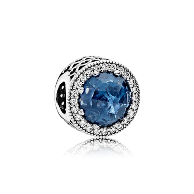 Настоящие 925 Стерлинговое Серебро винтажные цветные блестящие шармы бусины