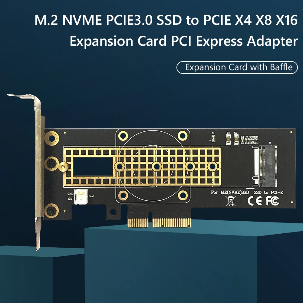 

Плата расширения M.2 NVME PCIE3.0 SSD к PCIe X4 X8 X16 PCI Express преобразователь адаптер для жесткого диска 2242 2260 2280