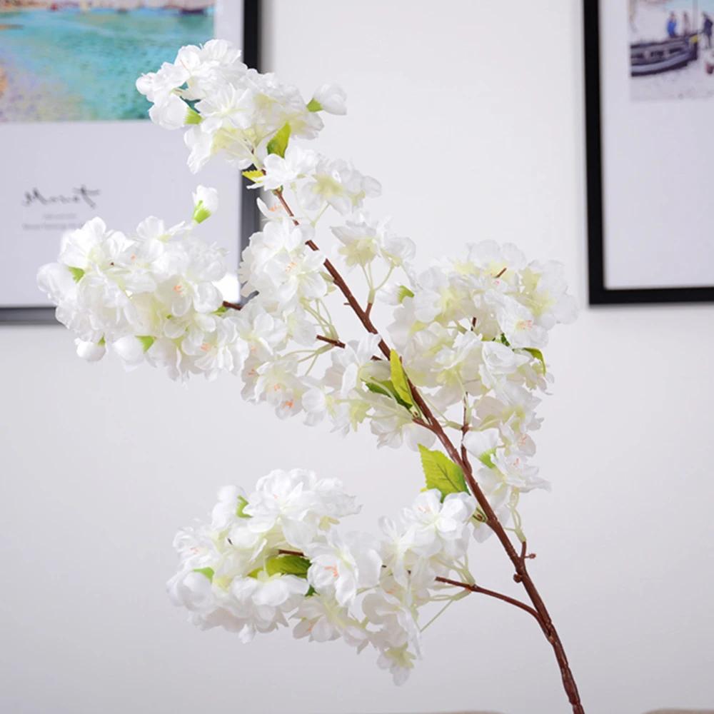 

Artificial Cherry Blossom Flower Branch Flowers Arrangements For Home Wedding