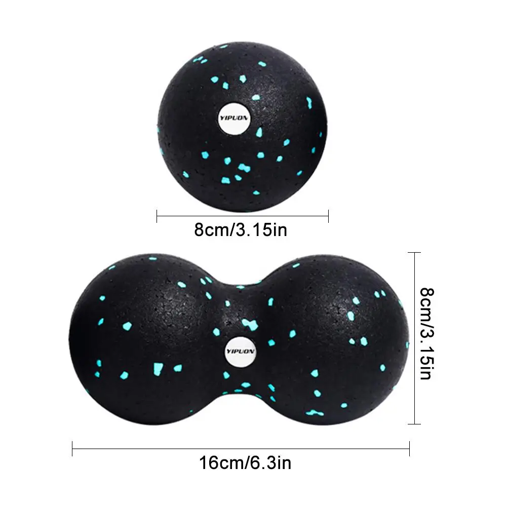 Арахисовый Массажный мяч для йоги Лакросс мячик миофасции высокая плотность